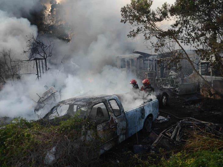 De manera misteriosa se incendia bodega