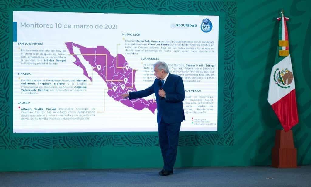 Cuidaremos a los candidatos de la delincuencia organizada y de cuello blanco: AMLO