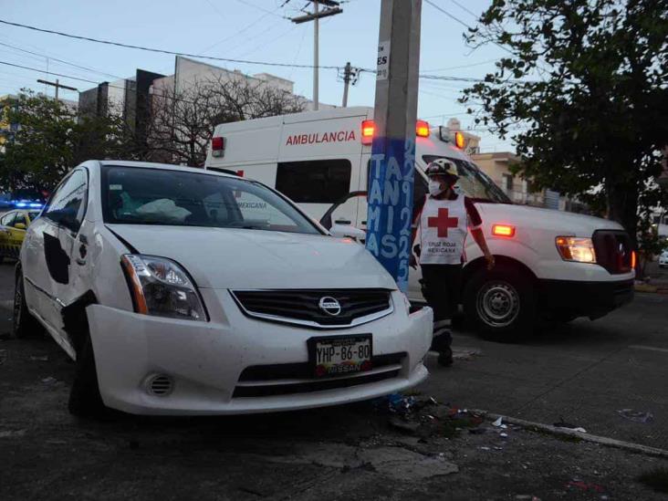 Se registra accidente en colonia del Puerto; deja una persona herida