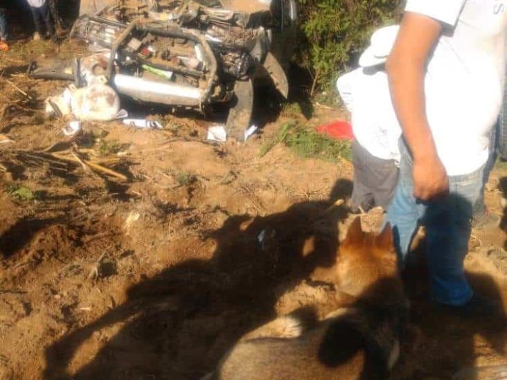 Tras acudir a sofocar incendio en Pico de Orizaba, bomberos se accidentan