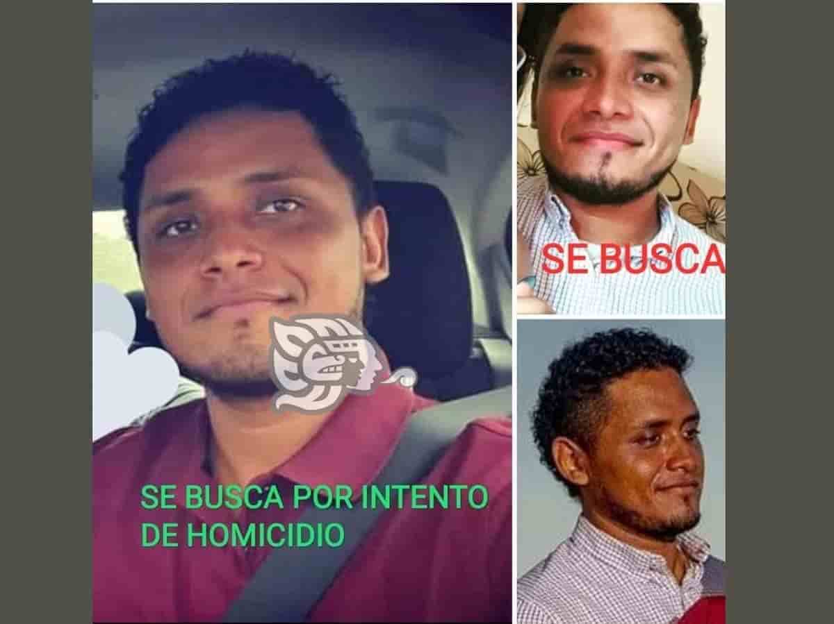 Buscan a Elvis Alexis; huyó tras atropellar y acuchillar a su pareja en Coatza