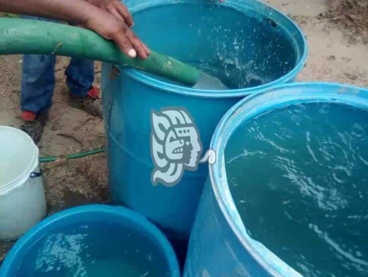 Esperan nanchitecos no padecer desabasto de agua durante estiaje