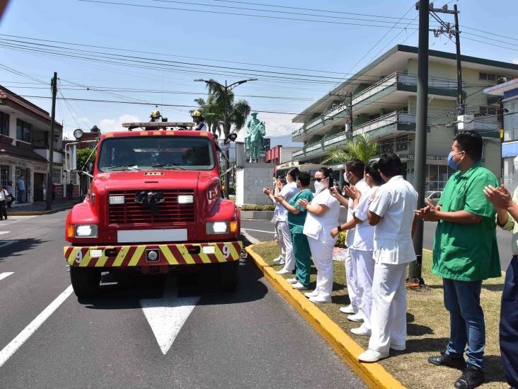 Despiden a Rafael, bombero caído en ataque armado