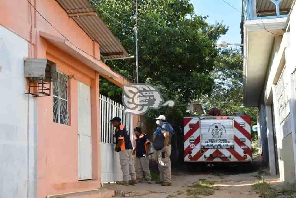 Alarma entre vecinos por fugas de gas en Acayucan