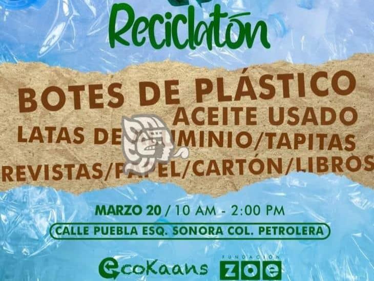 EcoKaans, y Zoe Fundación invitan a participar en Reciclatón