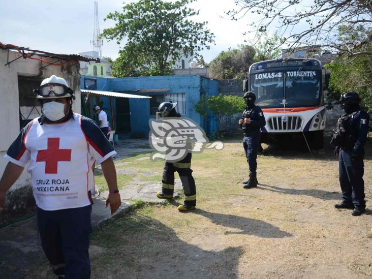 Supuesta explosión moviliza a socorristas en Veracruz