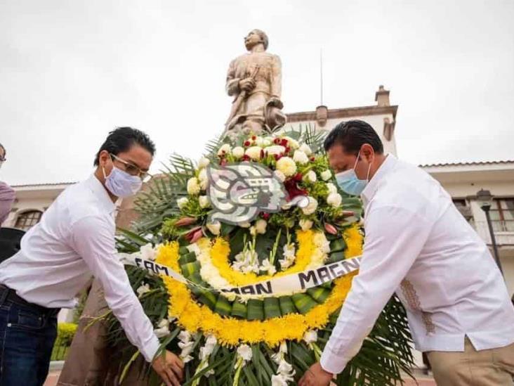 Acayucan y Sayula conmemoran el 92 Aniversario Luctuoso del General Miguel Alemán 