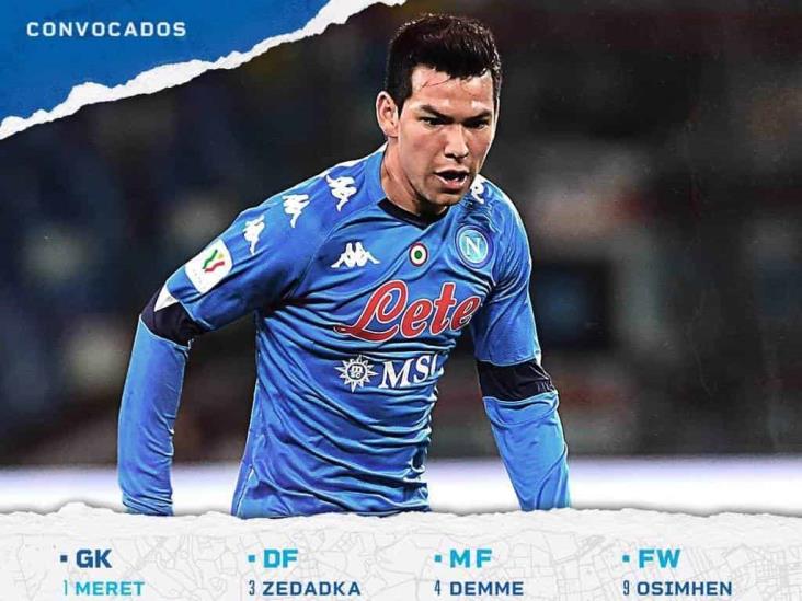 Chucky Lozano está de vuelta con el Napoli