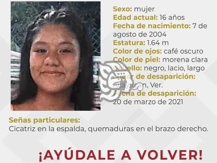 Reportan a menor desaparecida en Acayucan