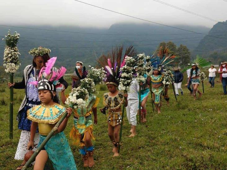 Con ritual de agradecimiento, dan bienvenida a primavera en Veracruz