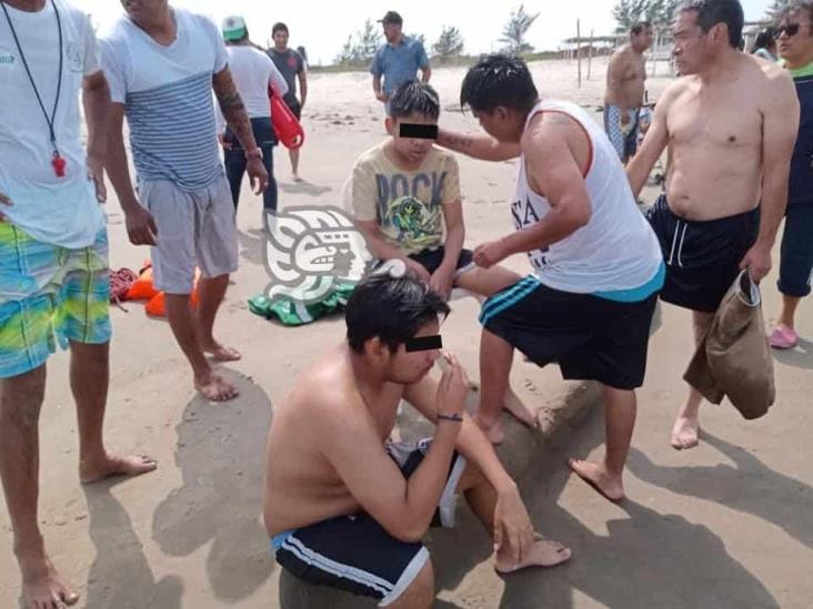 Rescata Semar a bañistas toluqueños en playa de Tamiahua