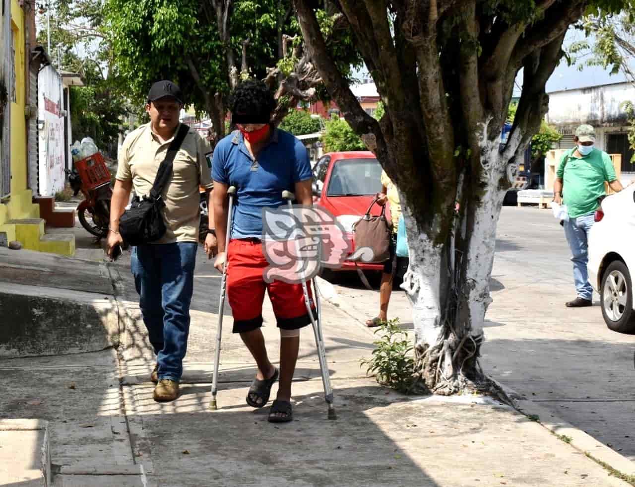 Captura PME a integrante de banda de roba oxxos en Jáltipan