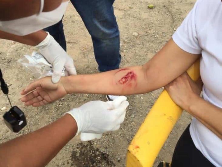 Chocan de frente dos unidades en Playa de Vacas