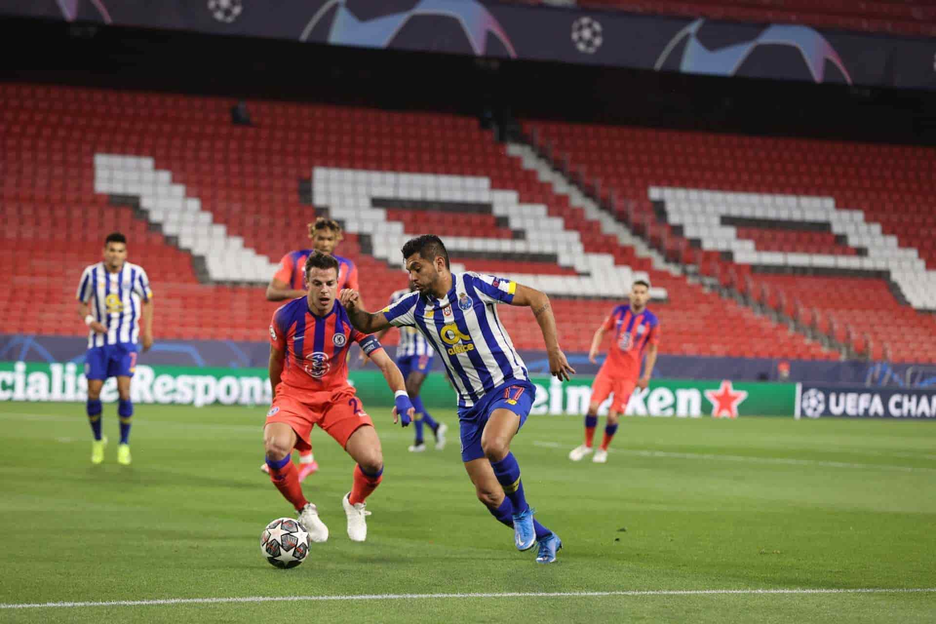 Tras error de Tecatito, Porto cayó ante el Chelsea