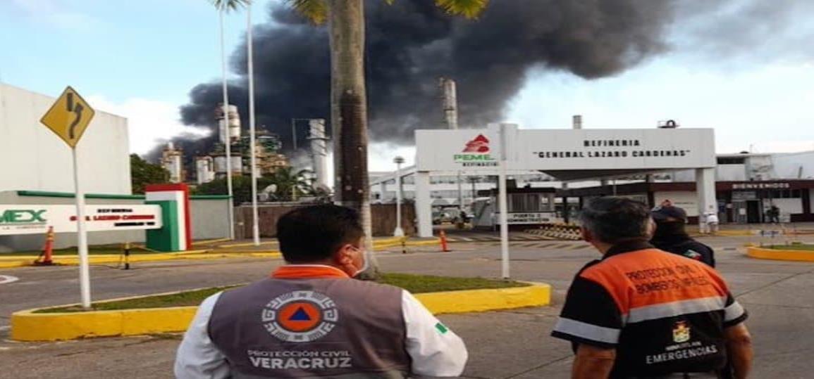 No se reportan heridos de gravedad en refinería de Minatitlán: Pemex