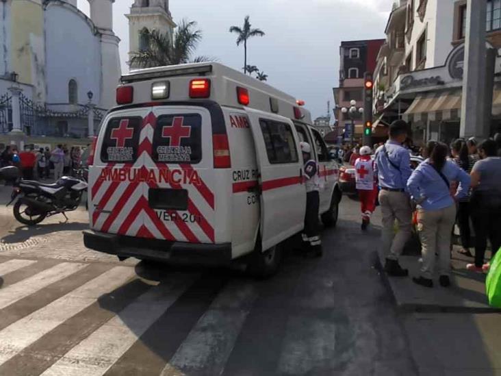 Deja tres lesionados, carambola en centro de Córdoba