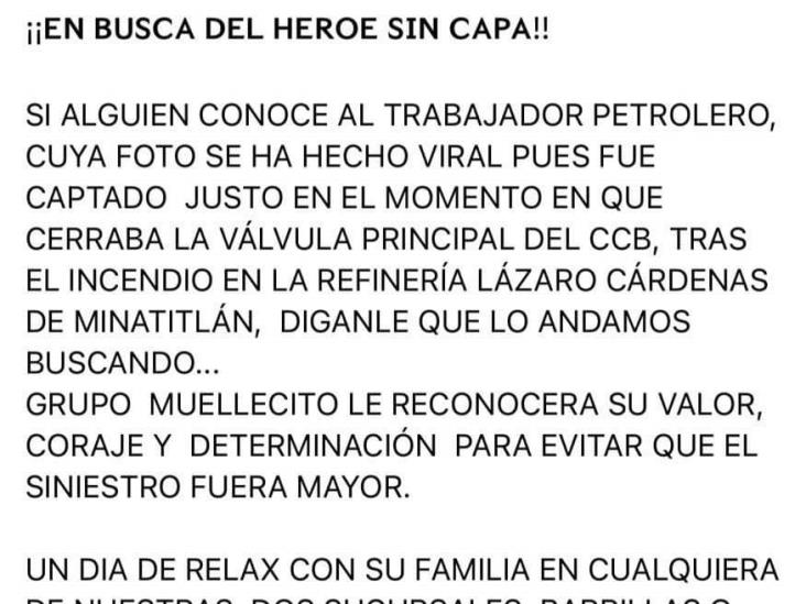 Negocios de comida buscan premiar a héroe petrolero