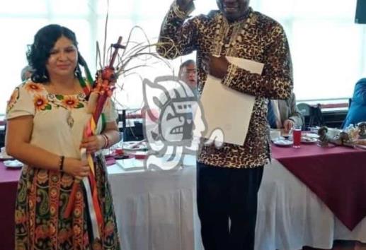 Entregan nombramiento a príncipe de Camerún, Jean Louis Bingna