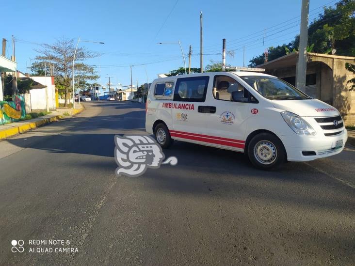 Auxilian a menor en Oteapan tras caerle aceite hirviendo