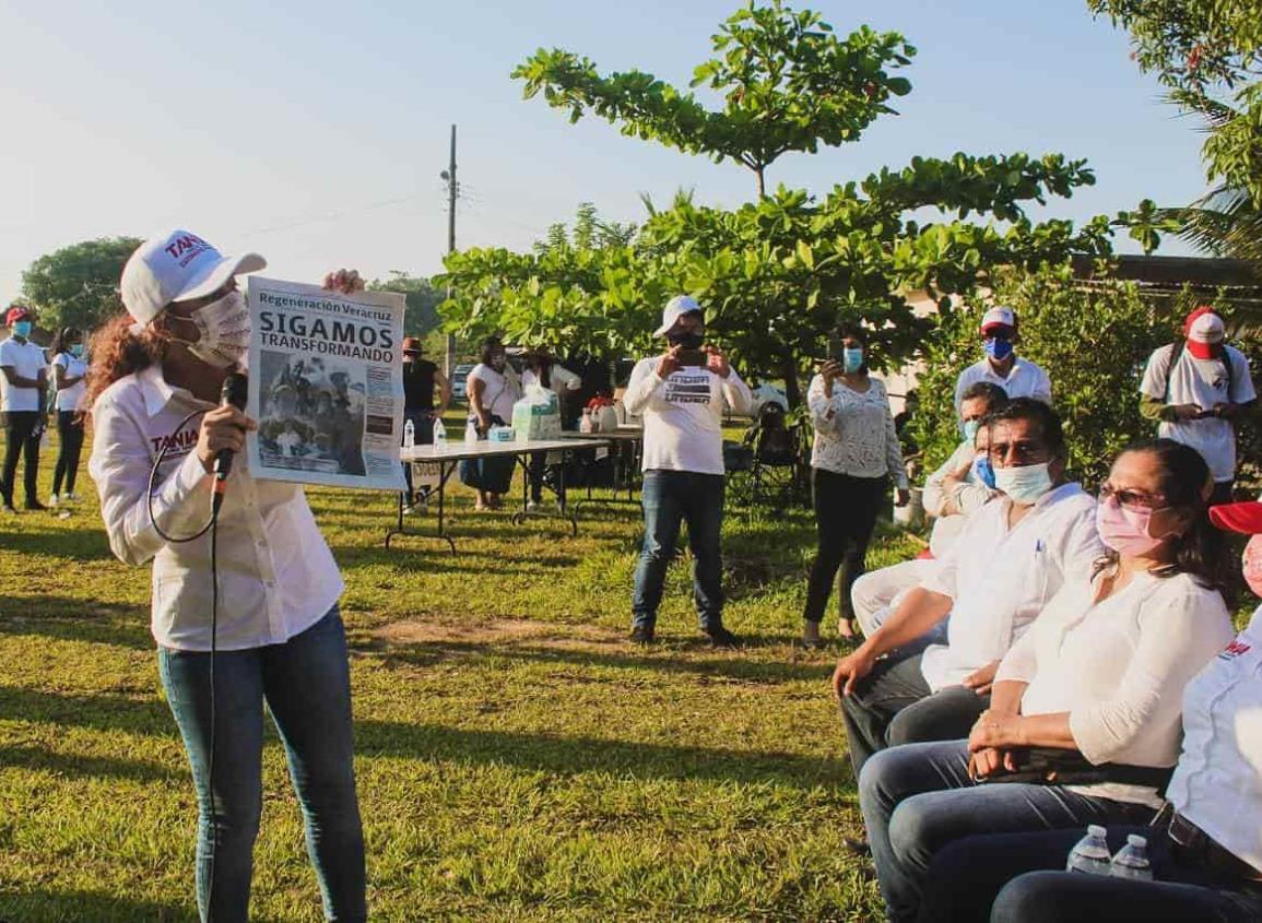 ¡Agua Dulce e Ixhuatlán del Sureste son territorio MORENA!