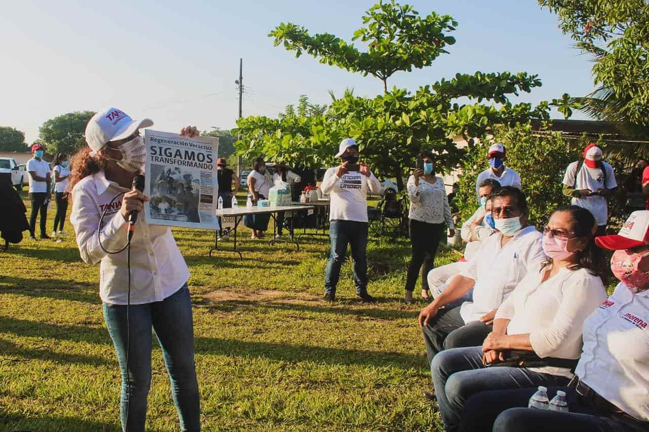 ¡Agua Dulce e Ixhuatlán del Sureste son territorio MORENA!