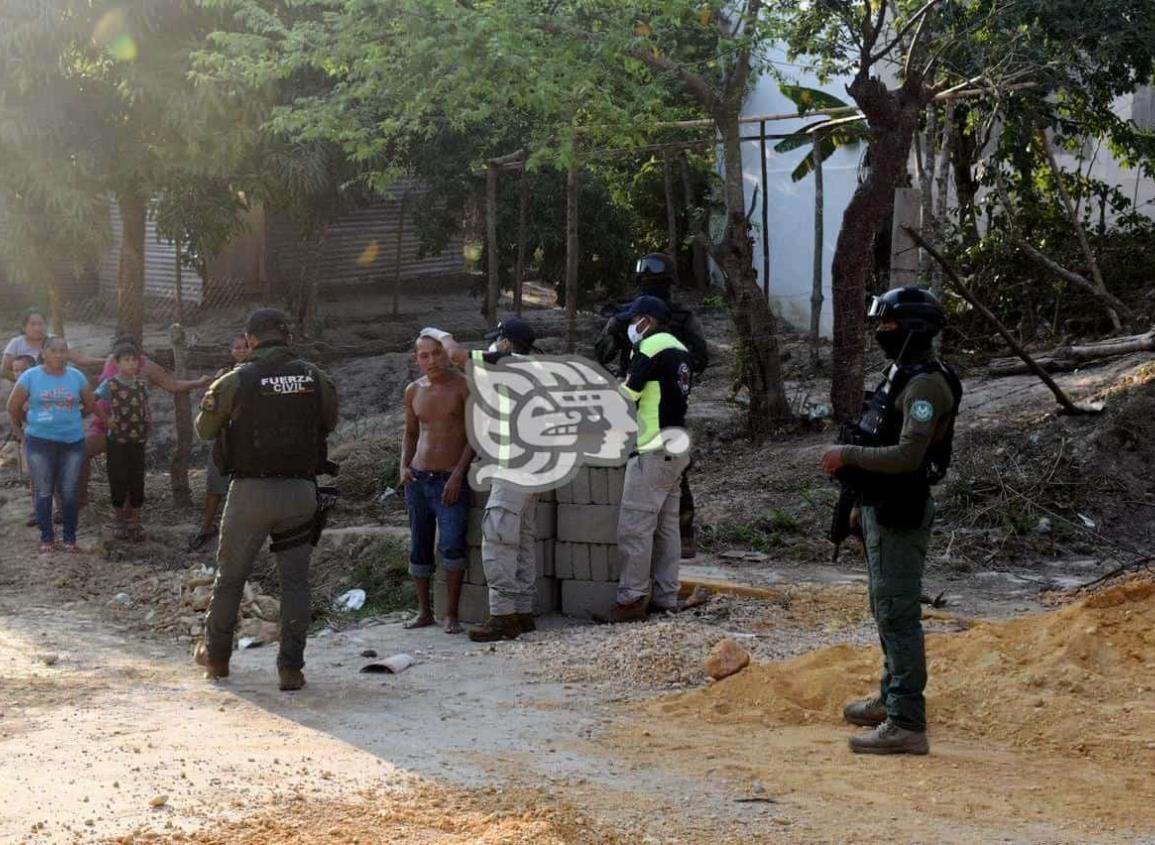 Discusión termina con un albañil navajeado en Acayucan