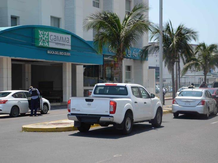 Realizan fuerte operativo en hotel de Boca del Río
