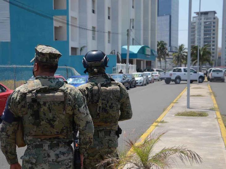 Realizan fuerte operativo en hotel de Boca del Río