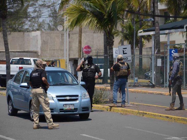 Realizan fuerte operativo en hotel de Boca del Río