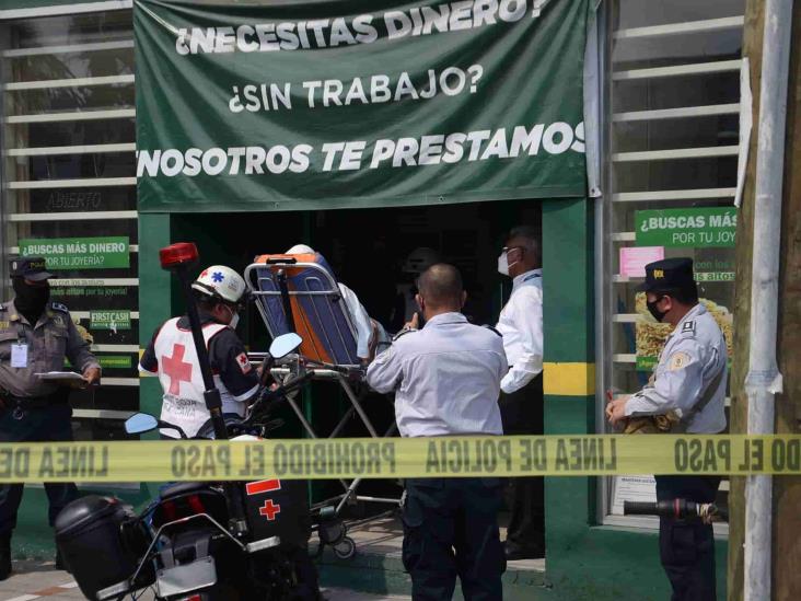 En Veracruz, asaltan con lujo de violencia casa de empeño