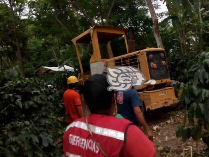 Trabajadores de Xico mueren aplastados por motoconformadora