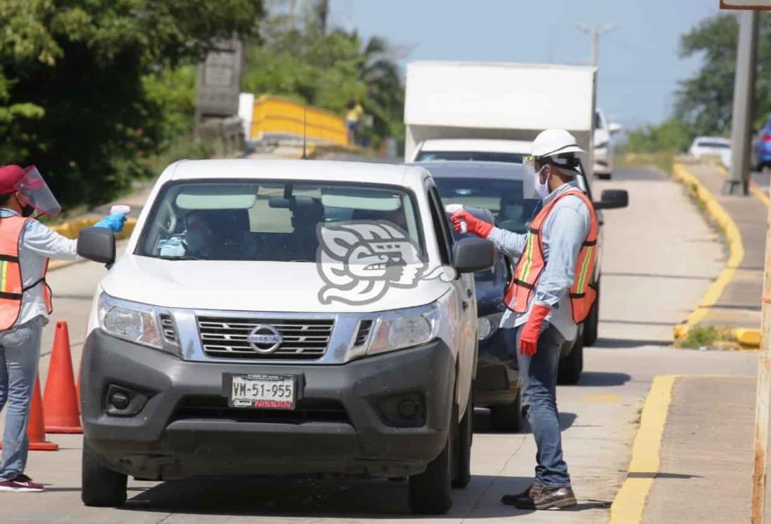 Filtros sanitarios siguen operando a pesar de intensas temperaturas