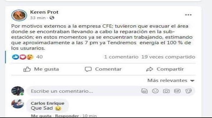 Sin restablecerse servicio eléctrico al 100% en Villa Allende