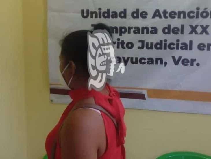 Denuncias sustracción de menor ante la Fiscalía en Acayucan