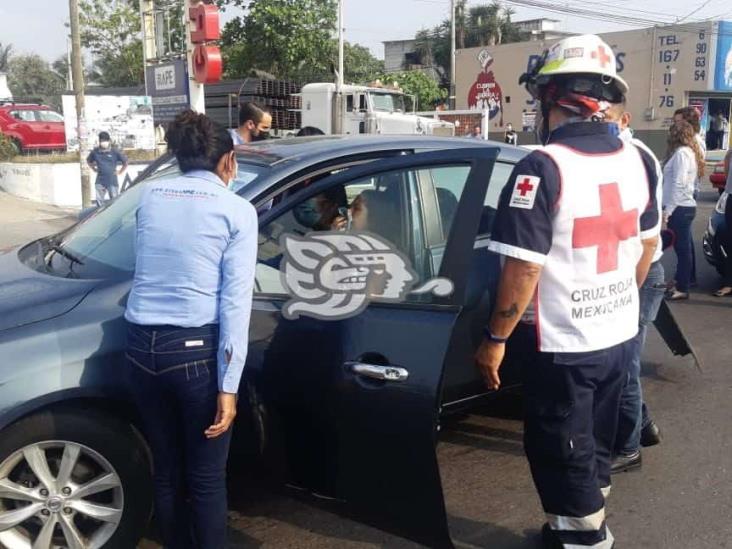 Se registra fuerte accidente en Veracruz; deja una persona herida