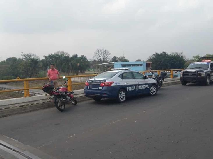 Automovilistas frustran suicidio de hombre en Fortín