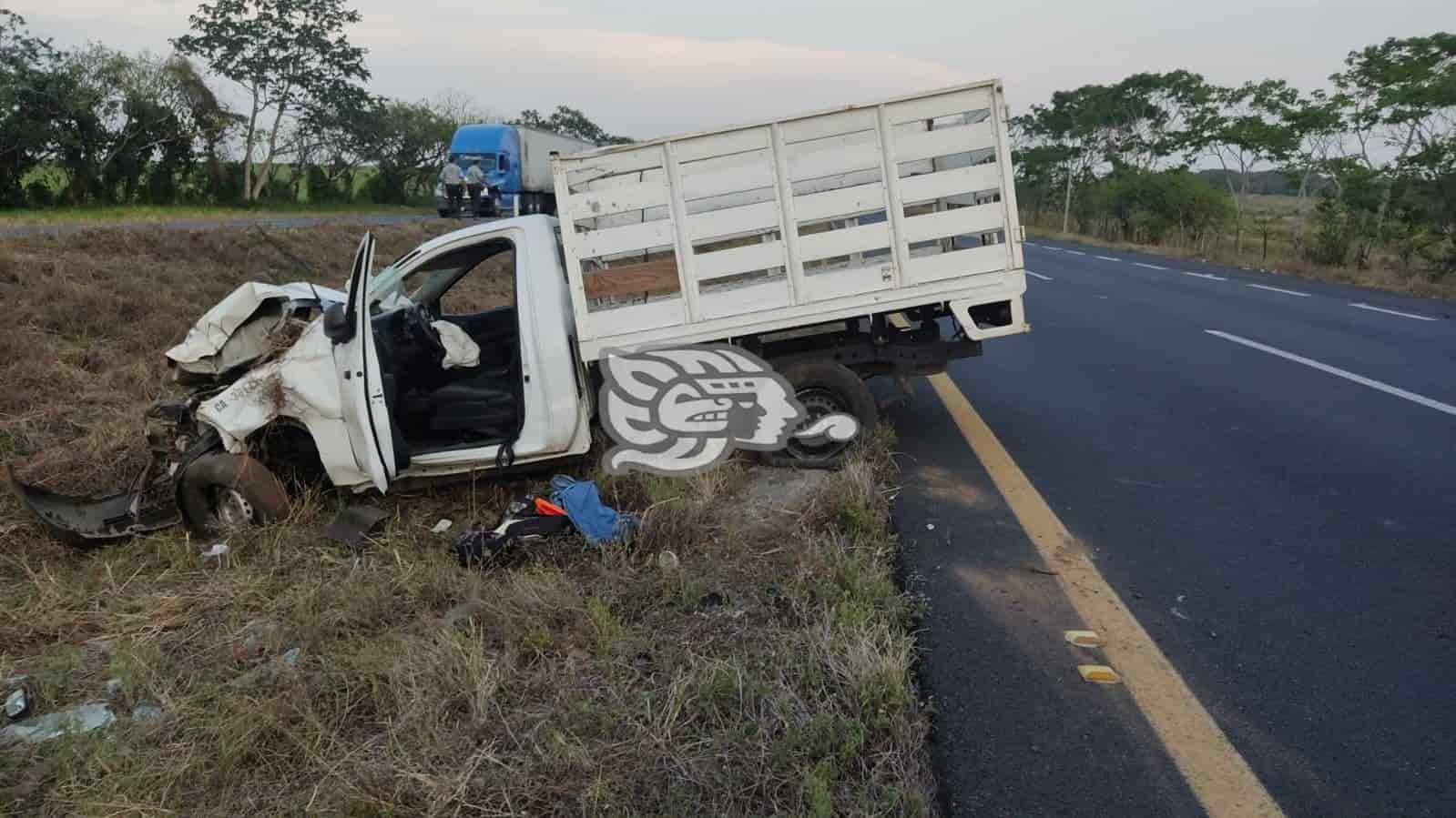 Empleado de CAEV lesionado tras accidente en autopista Cosolea-La Tinaja