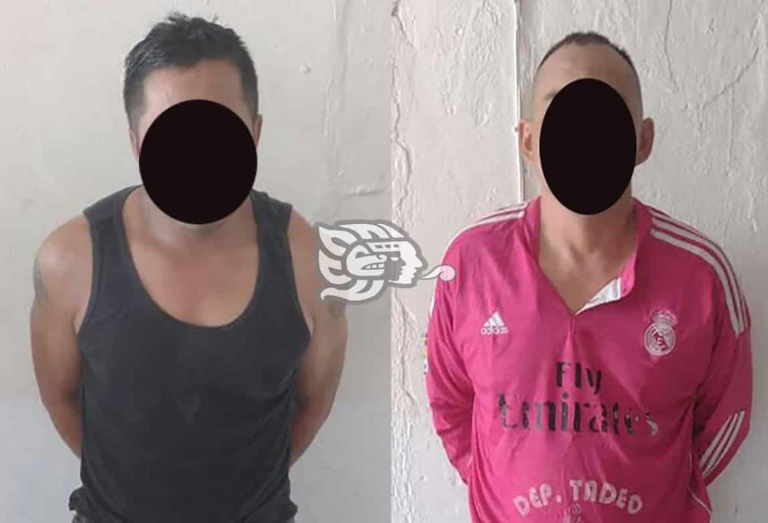 A disposición de juez, dos detenidos con droga en Soconusco