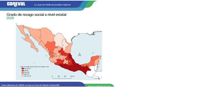 Veracruz, entre entidades con estancamiento en desarrollo social