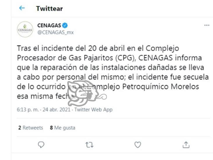 Incendio en Pajaritos fue secuela del Complejo Morelos: Cenagas