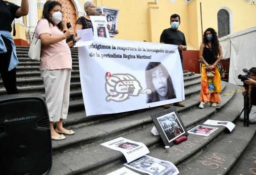 Reporteros veracruzanos exigen reapertura de caso Regina Martínez