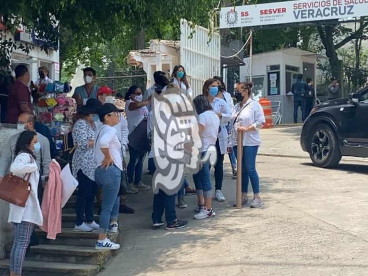 De nuevo personal de Salud de Veracruz protesta por no recibir vacuna anti covid