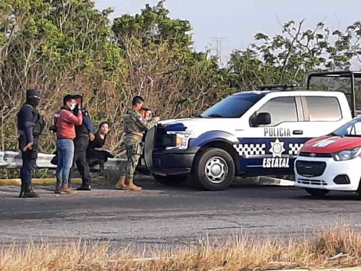 Joven intenta suicidarse en puente de Veracruz