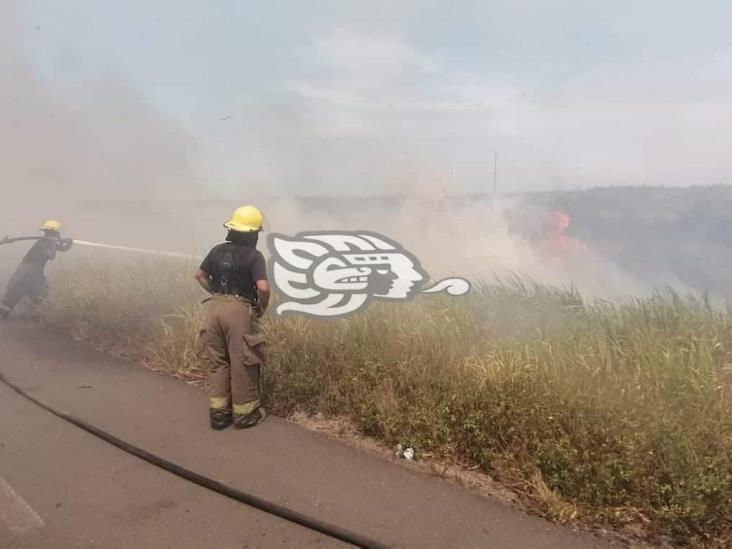 Alerta quema de pastizales cerca de Refinería; reabren carretera Las Matas