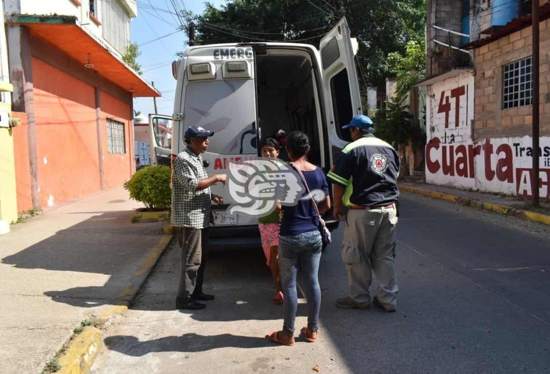 Joven mujer es golpeada por su pareja en Acayucan