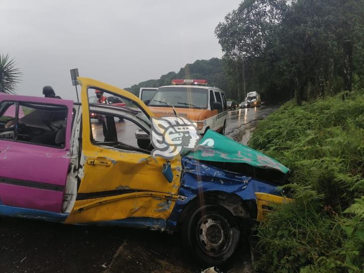 Choque en El Rosario deja 4 lesionados