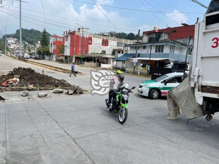 Obra inconclusa de CMAS provocar inundaciones y problemas viales en Xalapa