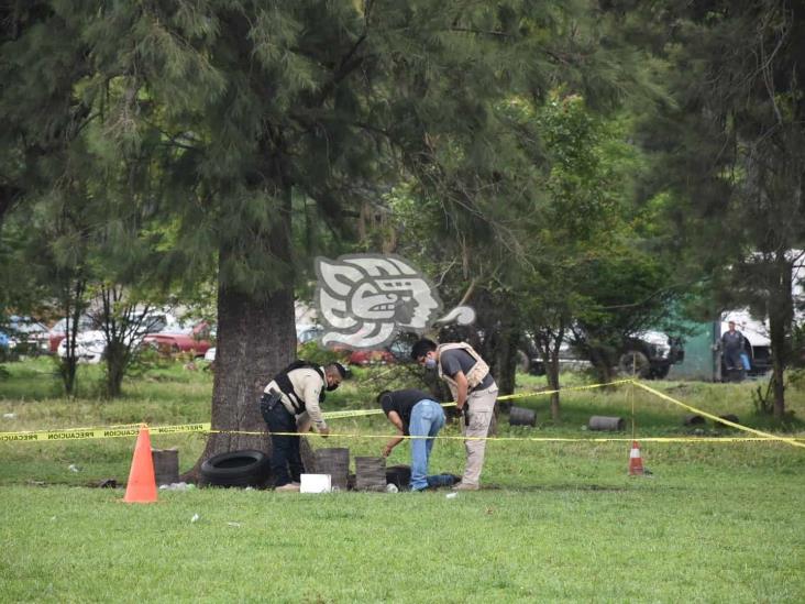 Sicarios acribillan a hombre en Huiloapan y burlan a fuerzas policiales