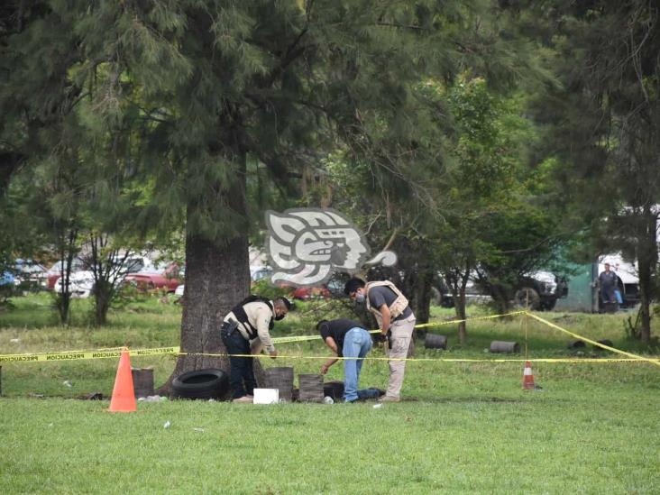 Sicarios acribillan a hombre en Huiloapan y burlan a fuerzas policiales