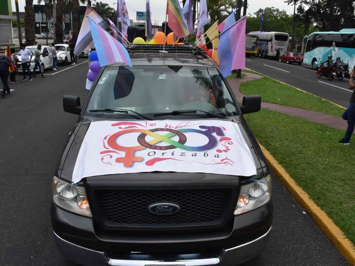 Realizan séptima Caravana LGBTTTIQ+ en Orizaba